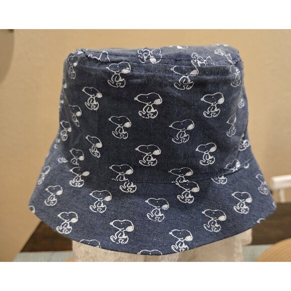 Peanuts Bucket Hat with Snoopy  Lined  Cotton - Picture 1 of 4